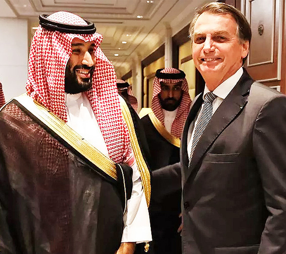 Sob Bolsonaro, representantes do governo brasileiro foram 151 vezes à Arábia Saudita