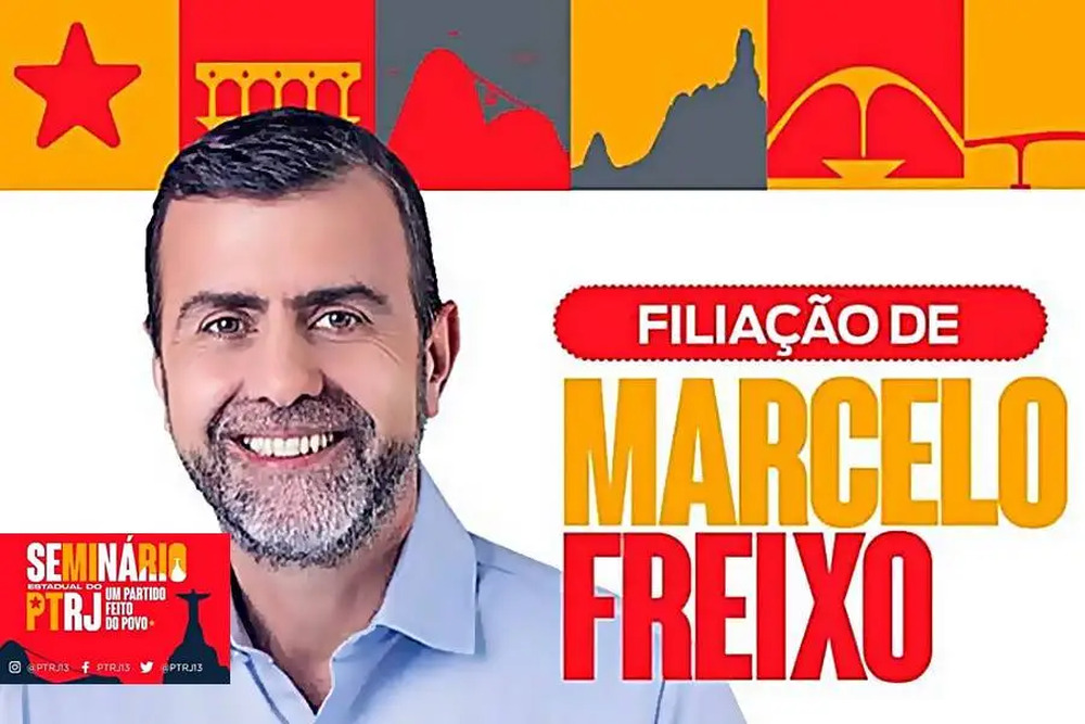 PT-Rio vai oficializar a filiação de Marcelo Freixo ao partido de Lula, no Seminário Estadual do PT-RJ