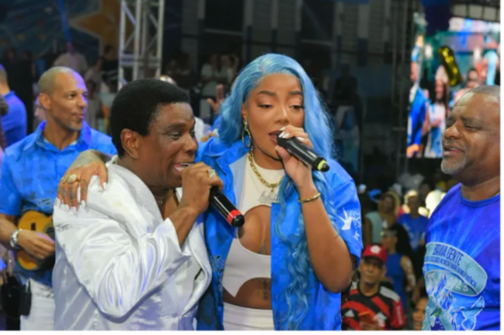 Mais Baixada:Ludmilla canta no lançamento do enredo da Beija-Flor para o Carnaval 2024