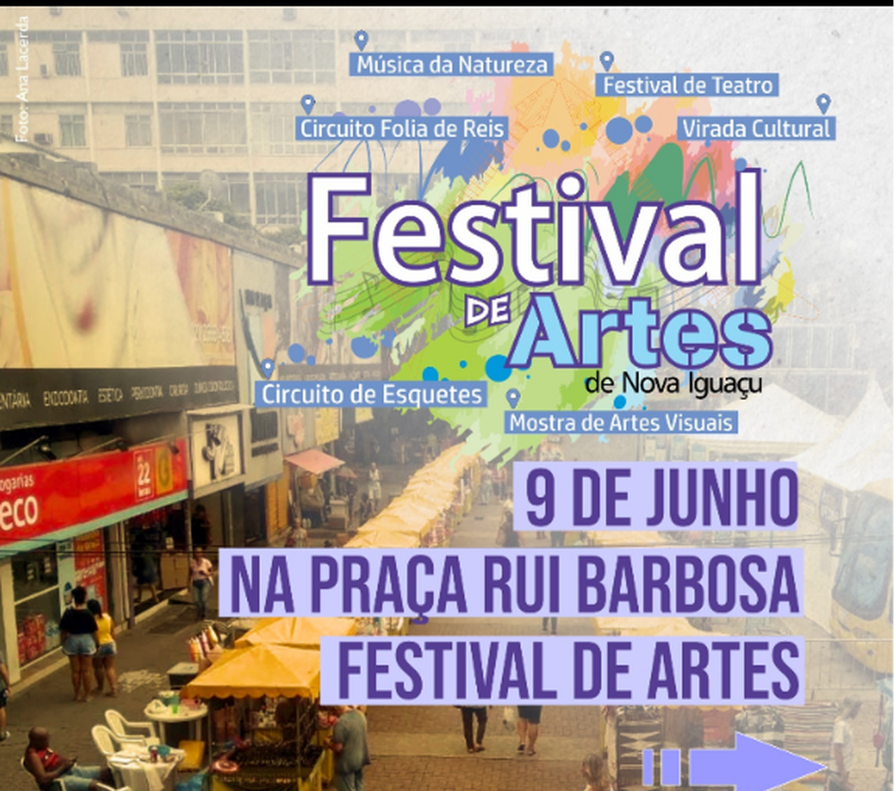 Festival de Artes de Nova Iguaçu termina no Dia de Santo Antônio: confira a programação'