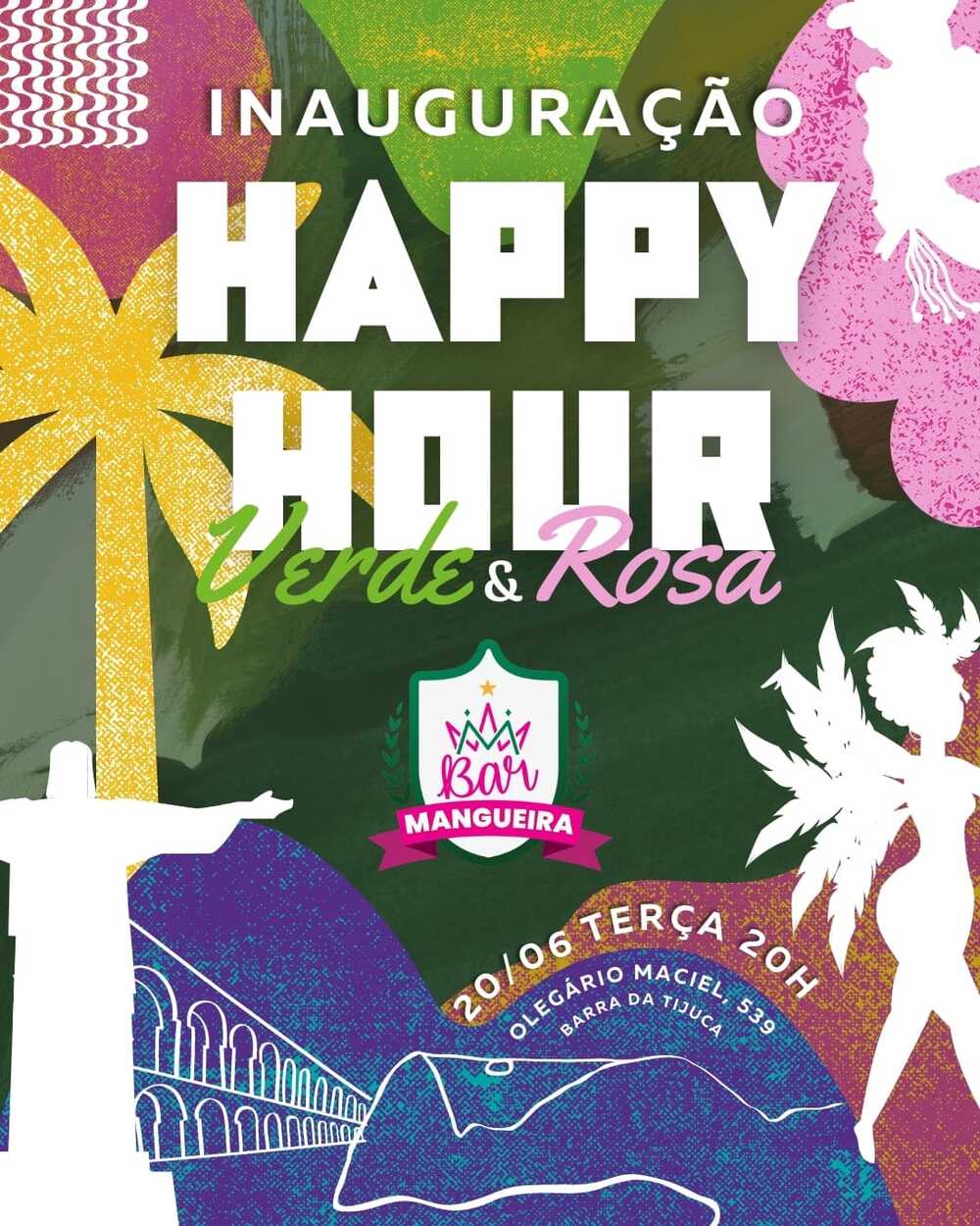 Inauguração HAPPY HOUR Verde e Rosa