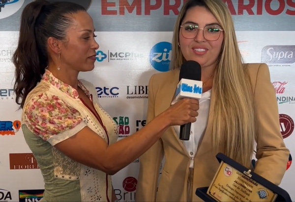 Jullyanne Lyra é homenageada no encontro de empresários do G10