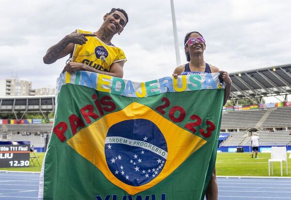 Atletismo: Brasil é ouro com Yeltsin e Jerusa no Mundial Paralímpico