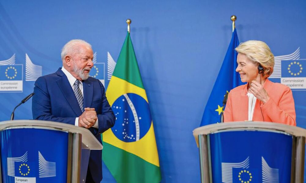 Acordo entre UE e Mercosul pode sair em 2023, diz presidente Lula representando os países da América do Sul