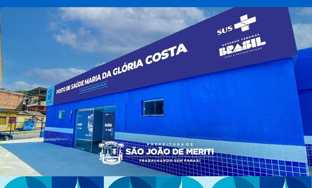  Inauguração do Posto de Estratégia de Saúde da Família Maria da Glória Costa, em Meriti