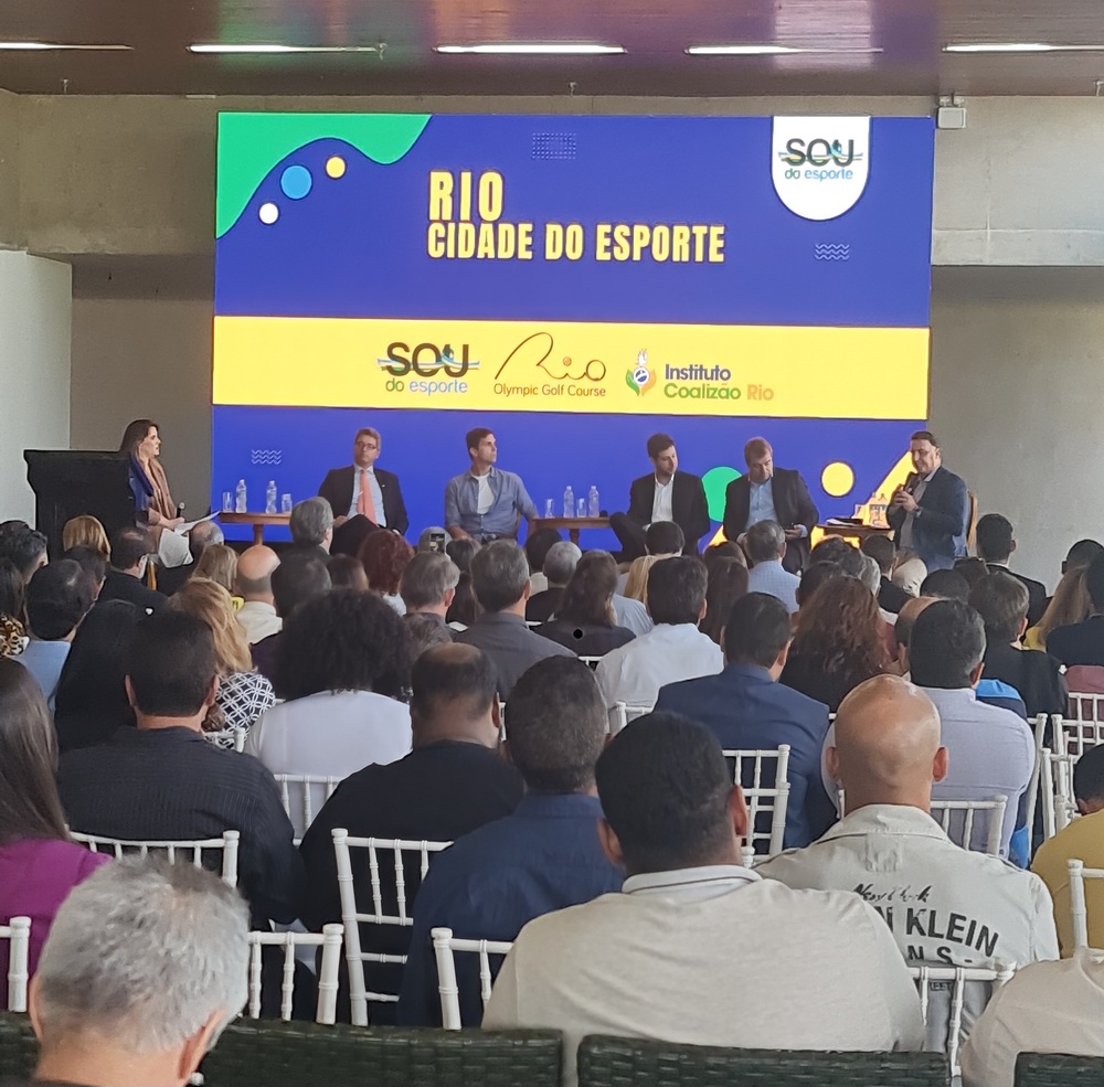 Rio - Cidade do Esporte, promovido pelo SOU DO ESPORTE, Instituto Coalizão Rio e Campo de Golfe Olímpico reune personalidades do Esporte