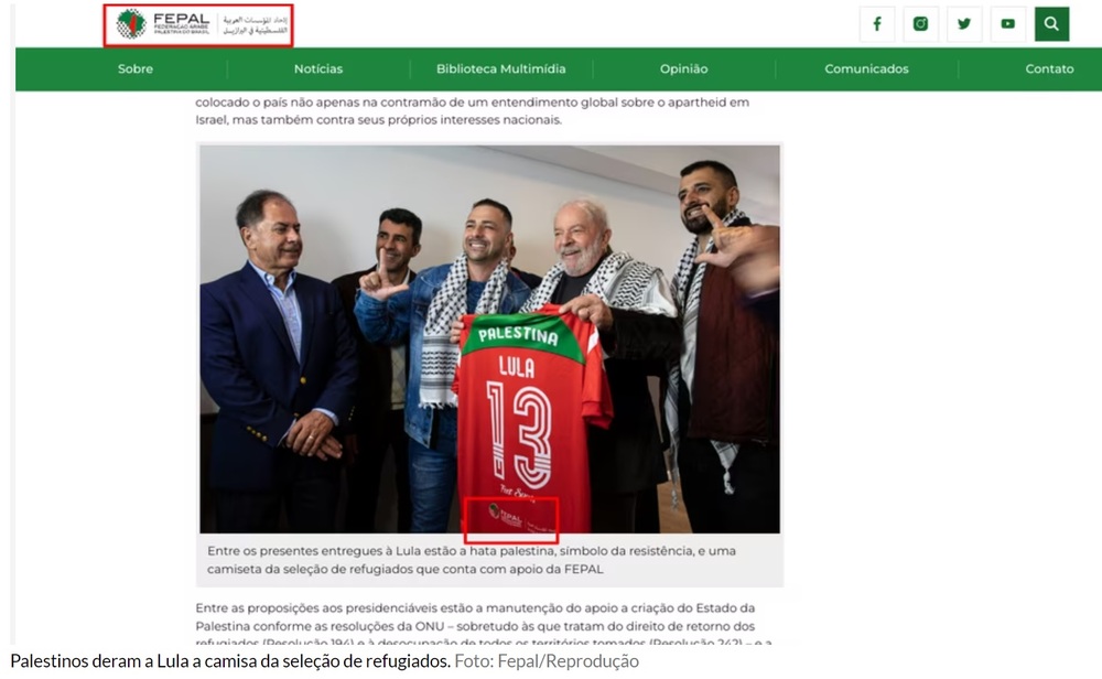 FAKE NEWS VOLTOU: É falso que foto mostre encontro de Lula com o Hamas