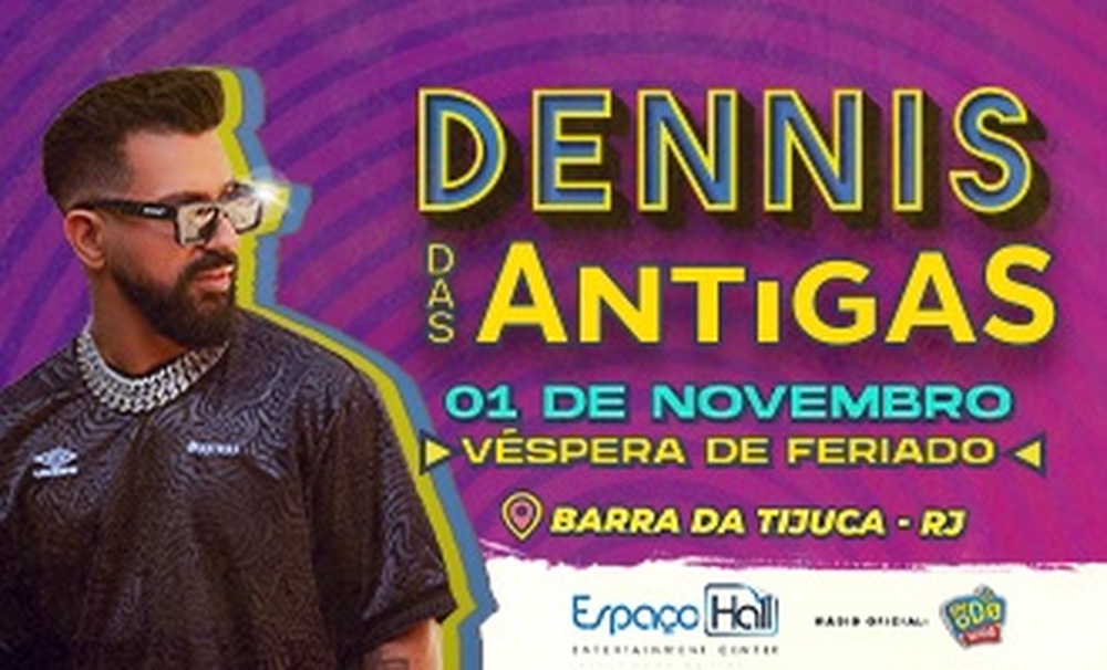 Baile das Antigas com Denis Dj promete agitar véspera de feriado no Espaço Hall