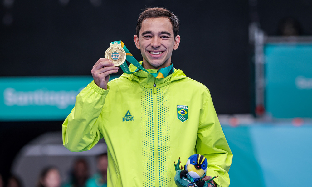 Calderano é tricampeão e Bruna Takahashi vice no tênis de mesa do Pan