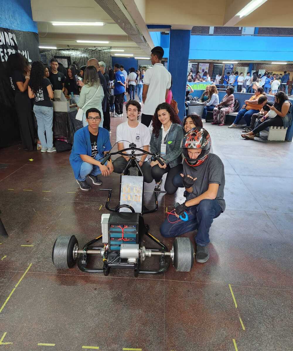 Alunos Inovam na ETEJLN em Nova Iguaçu com Criação de Drift Trike Elétrico