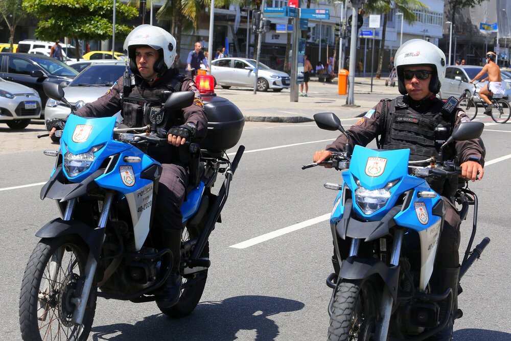 Polícia Militar reforça patrulhamento na 28ª Parada Do Orgulho LGBTI+ em Copacabana