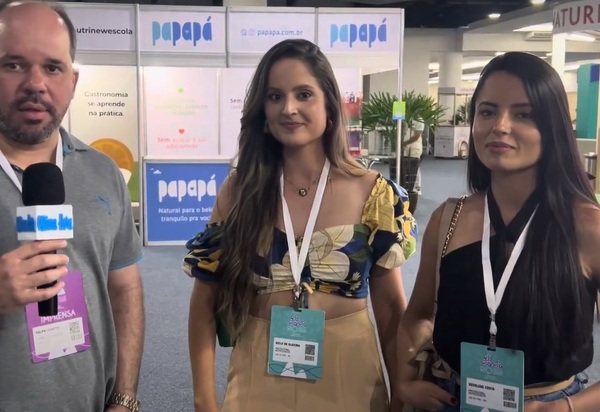 Nutricionistas Kelly Oliveira e Deuslene Costa, compartilham experiências e expectativas no congresso Rio Health Nutrition