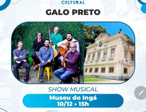  Galo Preto encantará o Museu do Ingá com sua música instrumental brasileira