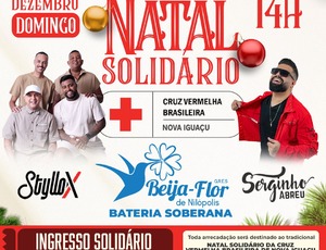 Natal Solidário da Cruz Vermelha em Nova Iguaçu reúne música, solidariedade e alegria