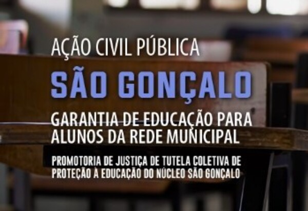 MPRJ ajuíza ação para que Município de São Gonçalo convoque candidatos aprovados e realize novo concurso público da educação