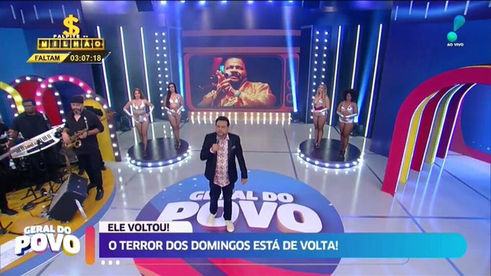 Estreia do programa de Geraldo Luís lembra os bons tempos da TV aberta