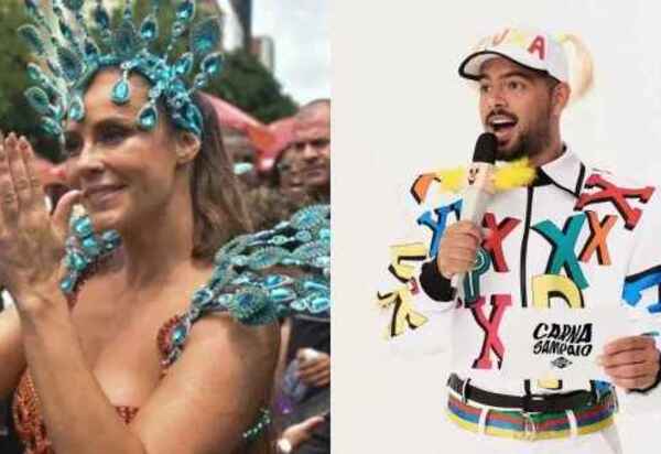 Pedro Sampaio emociona com homenagem a Xuxa no Carnaval do Rio de Janeiro