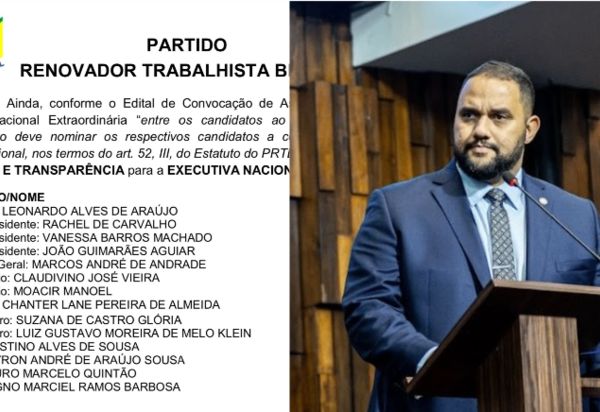 Leonardo Araújo assume a Presidência do PRTB Nacional e Deputado Thiago Rangel vai assumir a Presidência do PRTB-RJ