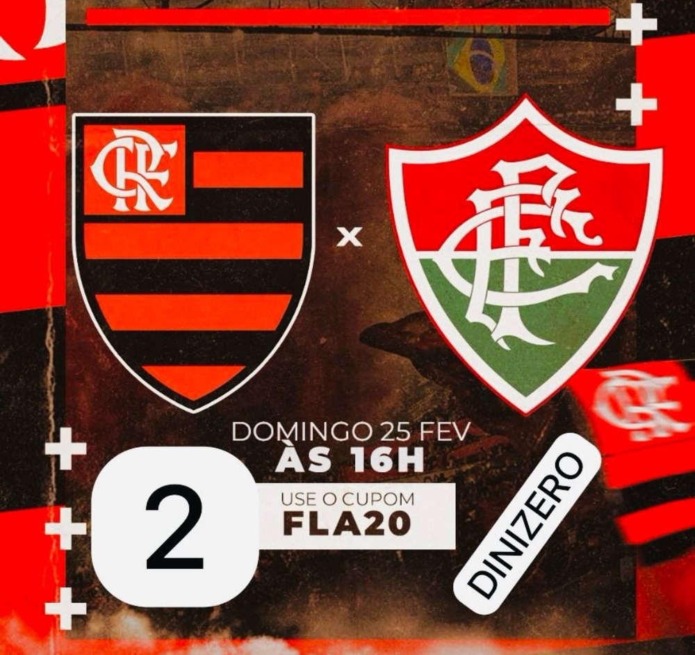 Flamengo dá uma sapatada no Fluminense e lidera campeonato carioca 