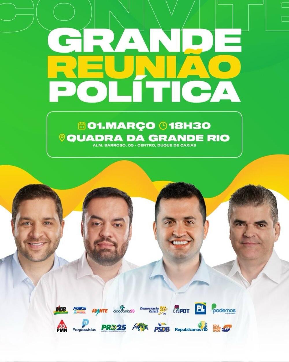 Netinho Reis reúne 15 partidos e maiores lideranças politica do estado em Caxias