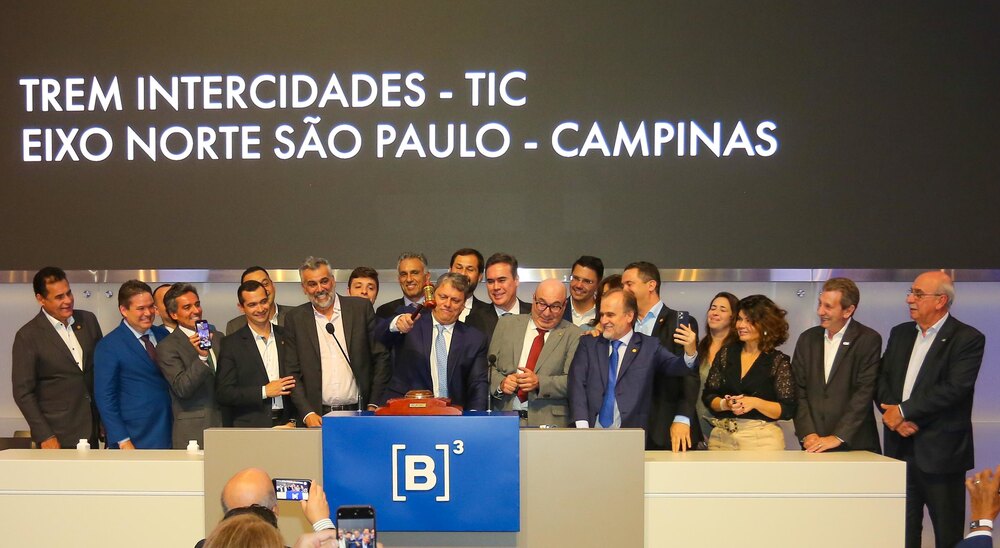 Consórcio C2 Mobilidade Sobre Trilhos vence leilão para nova linha ferroviária entre São Paulo e Campinas