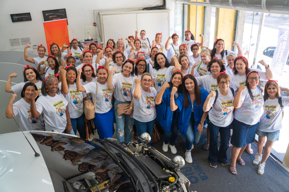 A primeira aula da 12º do Projeto Mulheres a Obra, foi um sucesso. Para o próximo sábado(9) aula de ferramentas elétricas.