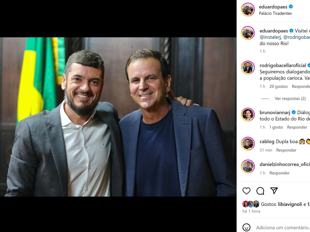 Se Ricardo Boechat estivesse aqui para comentar sobre o encontro entre o prefeito Eduardo Paes e Rodrigo Bacellar