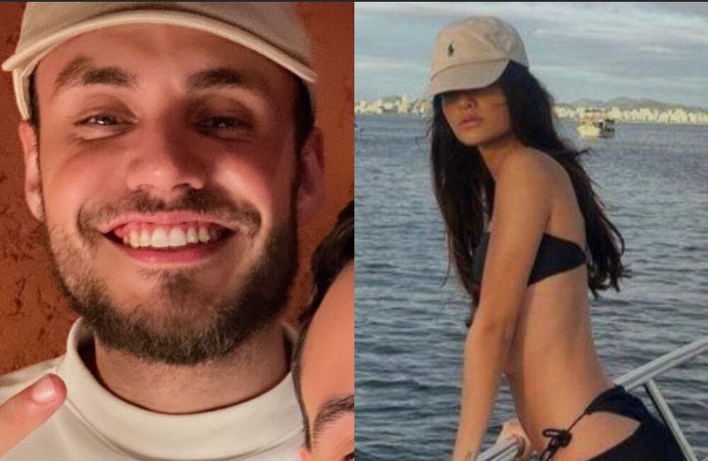 Enquanto Maiara está no navio, Matheus Gabriel curte balada com modelo