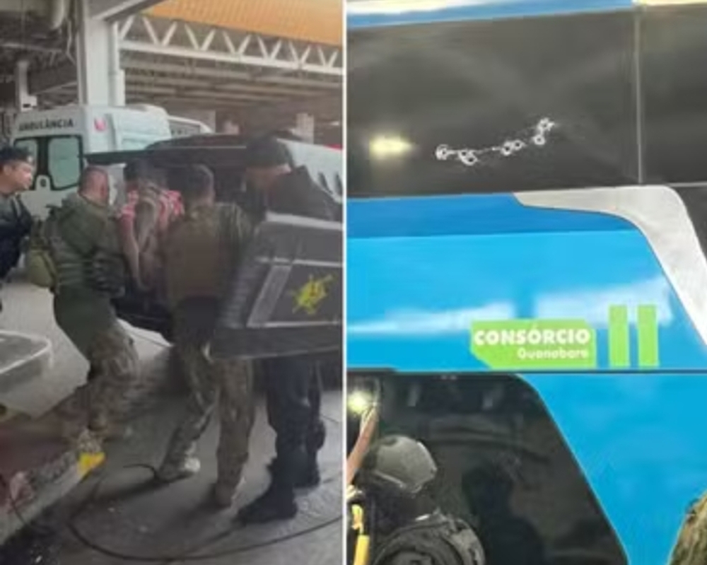 Sequestrador se entrega após 3 horas mantendo passageiros reféns em ônibus na Rodoviária do Rio