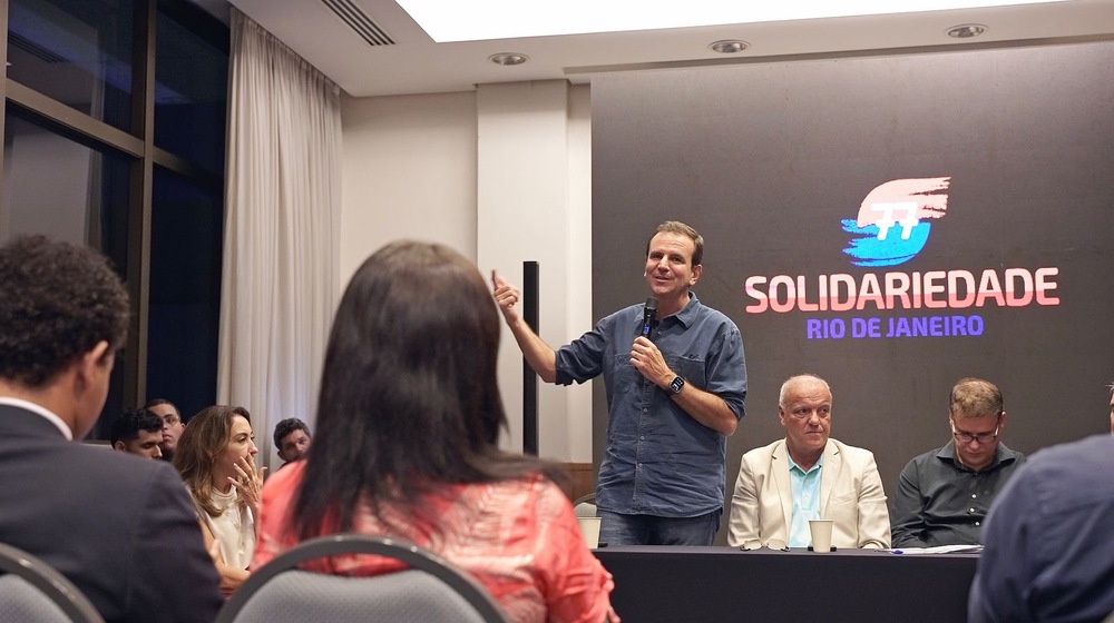 Eduardo Paes fechado com o Solidariedade