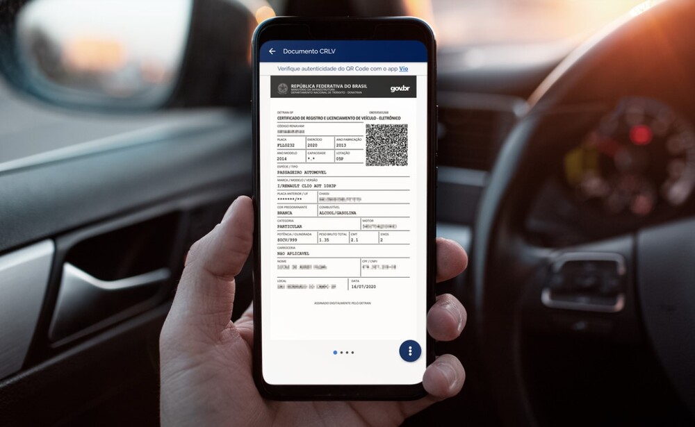 Detran-RJ volta a cobrar pela emissão do CRLV digital