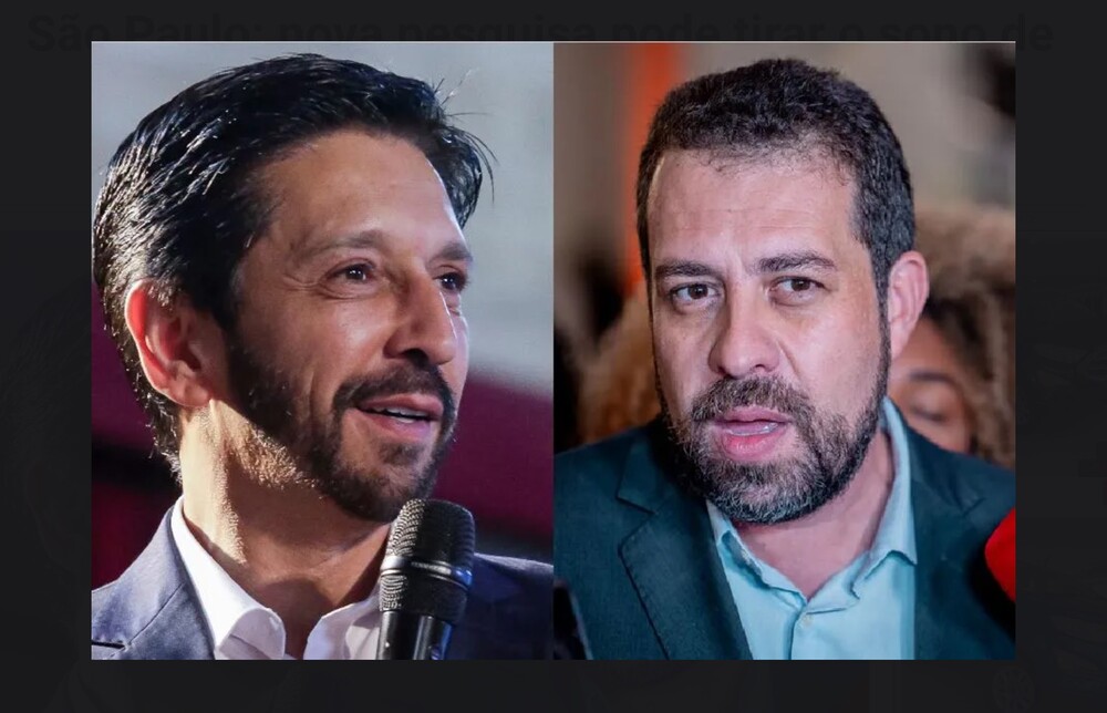 Empate técnico entre Ricardo Runes e Guilherme Boulos agita as redes e promete uma corrida eleitoral acirrada