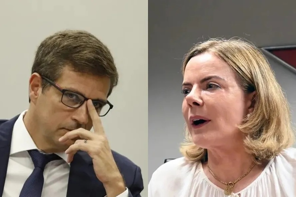 Gleisi Hoffmann critica declarações de Campos Neto sobre pleno emprego: 'ameaça à missão de sabotar o Brasil'