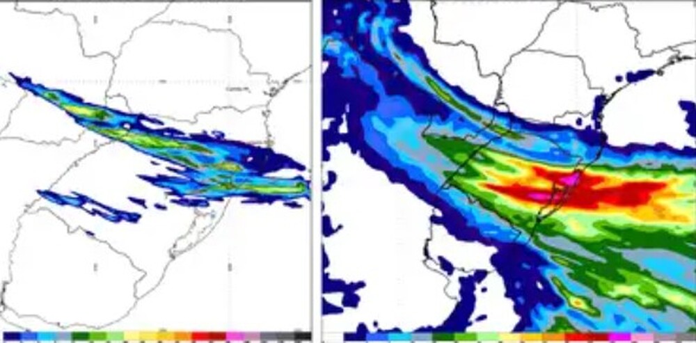 Inmet prevê chuvas fortes no Rio Grande do Sul a partir de sexta-feira