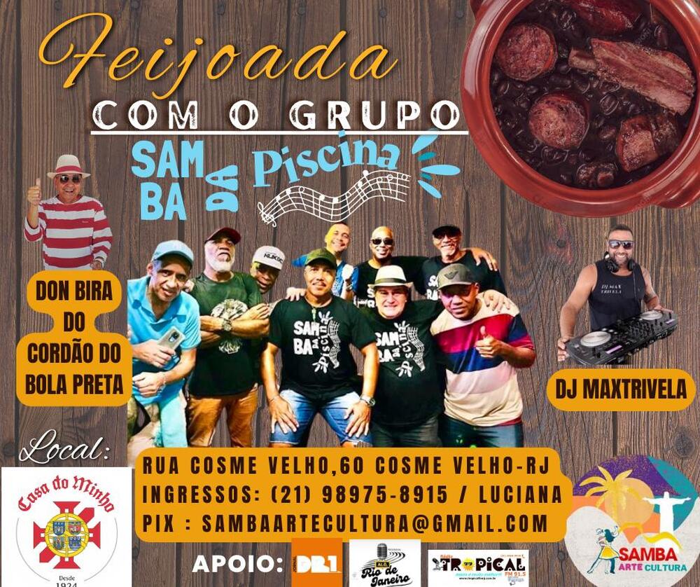 Tarde de Feijoada e Samba na Casa do Minho 