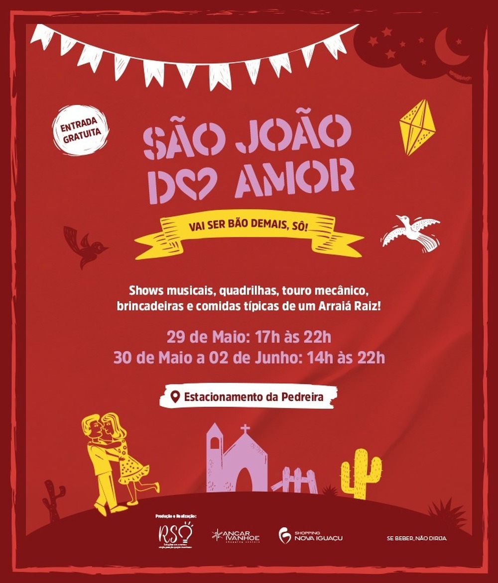 Shopping Nova Iguaçu entra no clima das festas juninas com o São João do Amor 