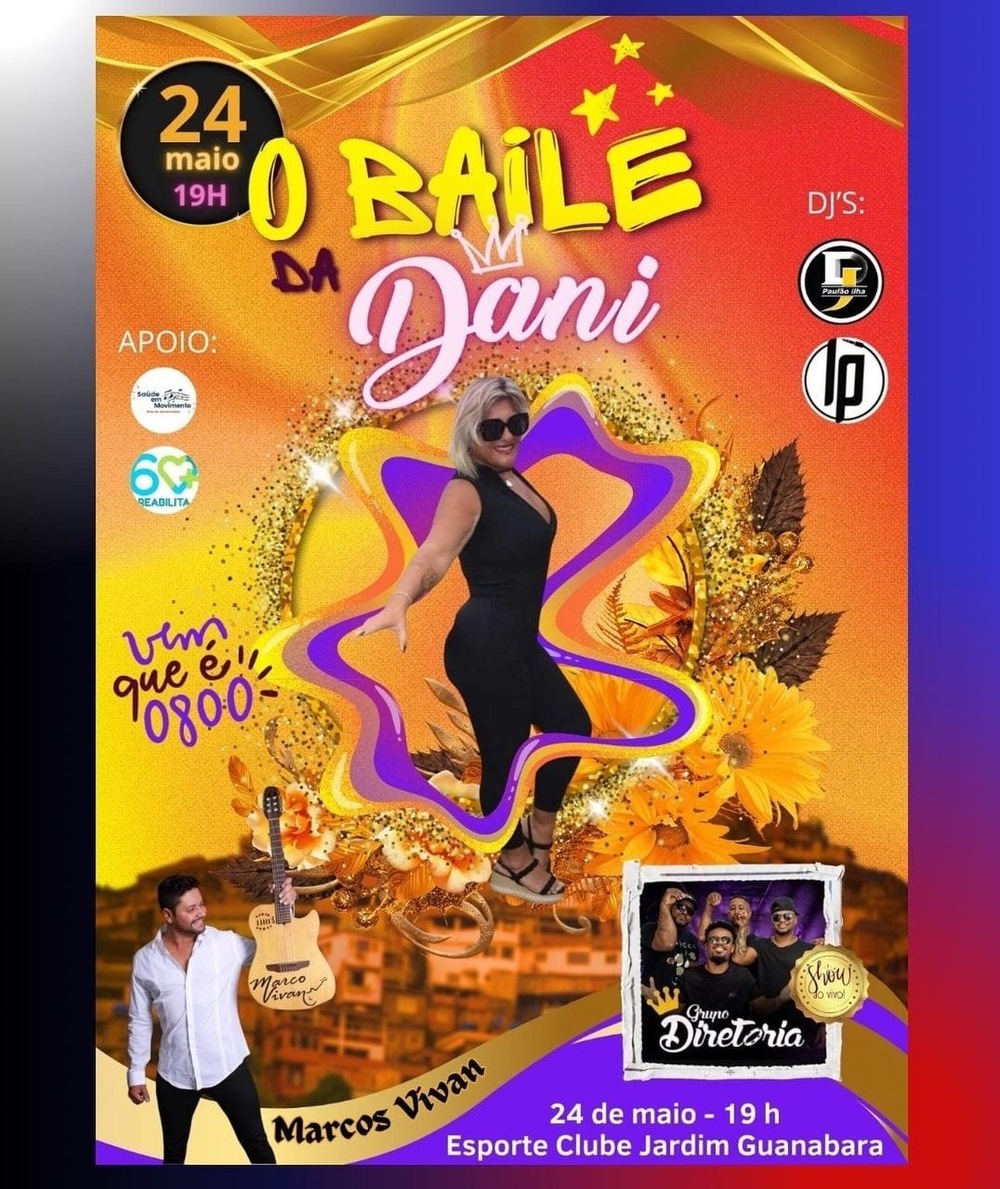 Baile Saúde e Movimento em sua 16ª edição comemora o aniversário da idealizadora no Esporte Clube Jardim Guanabara