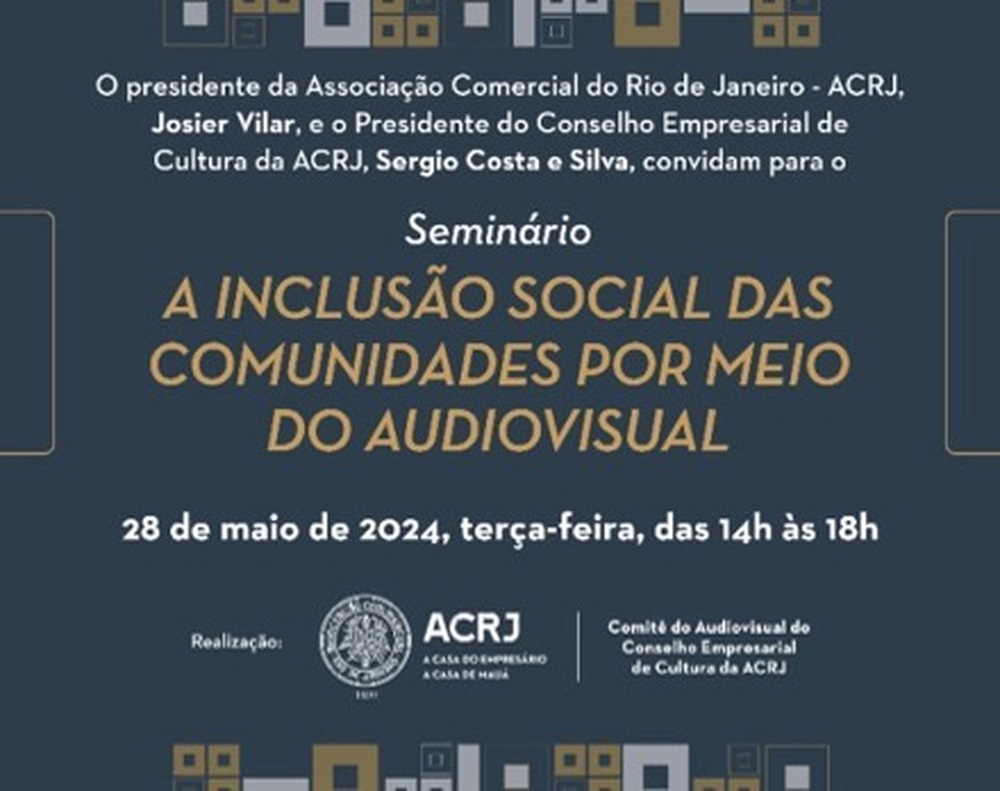 ACRJ promove seminário sobre inclusão através do audiovisual