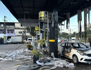 Tragédia na Estrada dos Bandeirantes: Carro Desengrenado Causa Explosão em Posto de Combustível