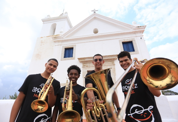 Quinteto de Metais do Aprendiz Musical se apresenta na Ilha da Boa Viagem