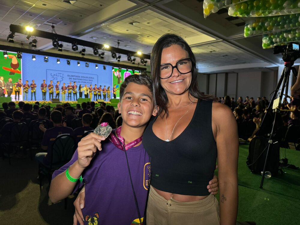 Entrevista com Gisele a mãe orgulhosa de um medalhista da matemática 