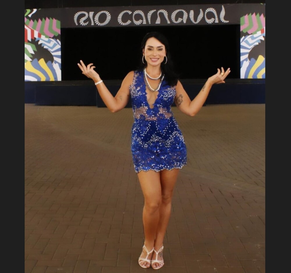 Luciana Picorreli será rainha de bateria da Unidos da Ponte no Carnaval de 2025