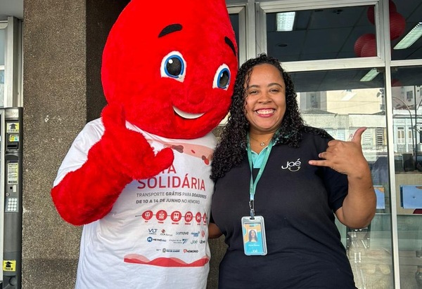 Jaé entra na Rota Solidária e oferece passagens gratuitas para doadores de sangue