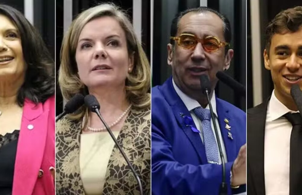PT lidera a lista com 21 nomes dos 100 parlamentares mais influentes do Brasil, 13 são do Rio de Janeiro, veja os nomes