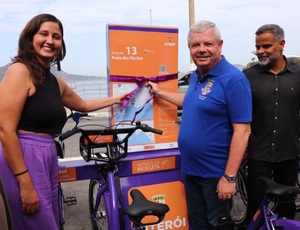 Prefeitura de Niterói inaugura o NitBike, novo sistema de bicicletas compartilhadas da cidade