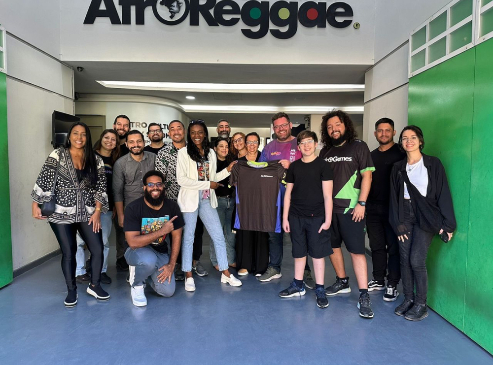 AfroReggae recebe visita da Diretoria de CODEMAR para conhecer o projeto AfroGames