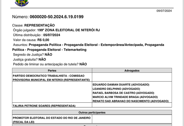 NITERÓI: Justiça manda pré candidata do PSOL Talíria Petrone suspender propaganda eleitoral ilegal