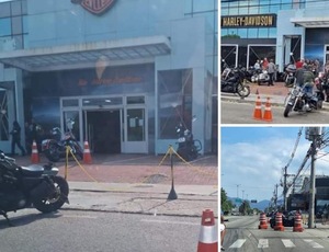 Prefeitura de Eduardo Paes derruba construções irregulares na CDD e permite Harley-Davidson fechar Av. das Américas