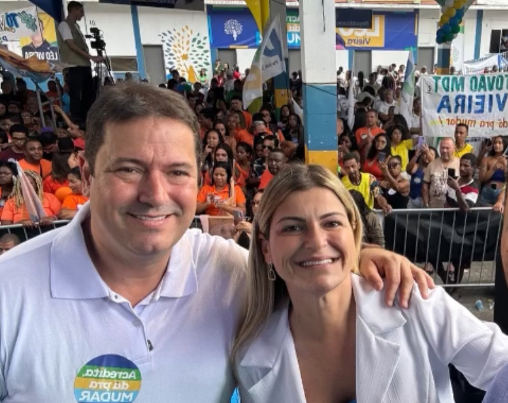 Convenção partidária em São João de Meriti: Léo Vieira e Dra. Letícia Costa oficializam candidatura