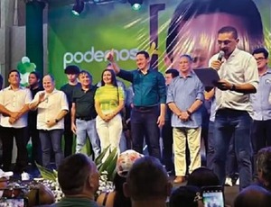 Divisão de palanque entre Carmelo Neto e Ciro Gomes marca lançamento de candidatura 